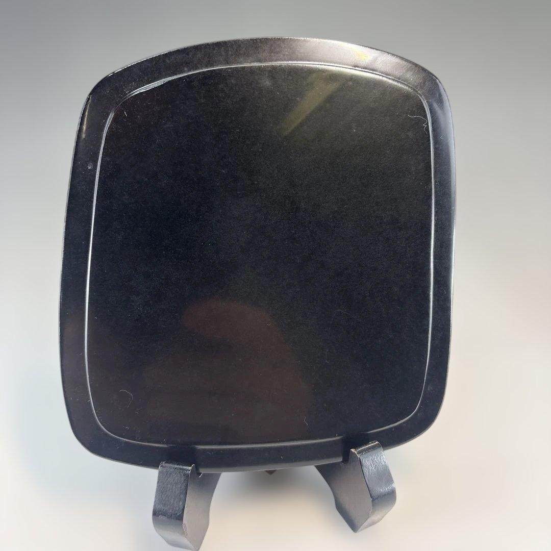 【中古品】富田静山造　菱馬水指（共箱）今年は午年　USED〈税込・送料込〉