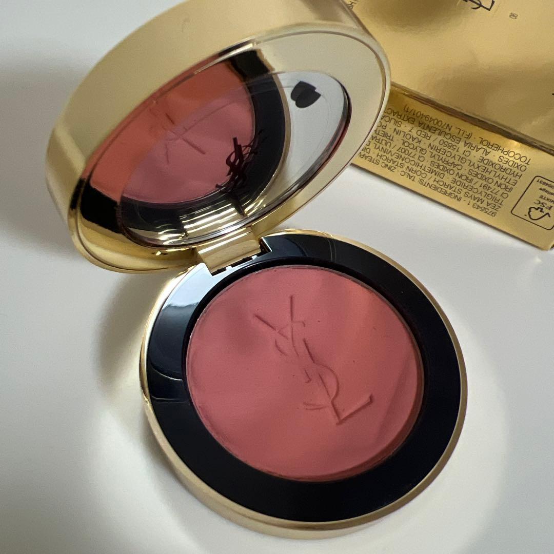 YSL メイクミーブラッシュ パウダー　06 ローズ ヘイズ