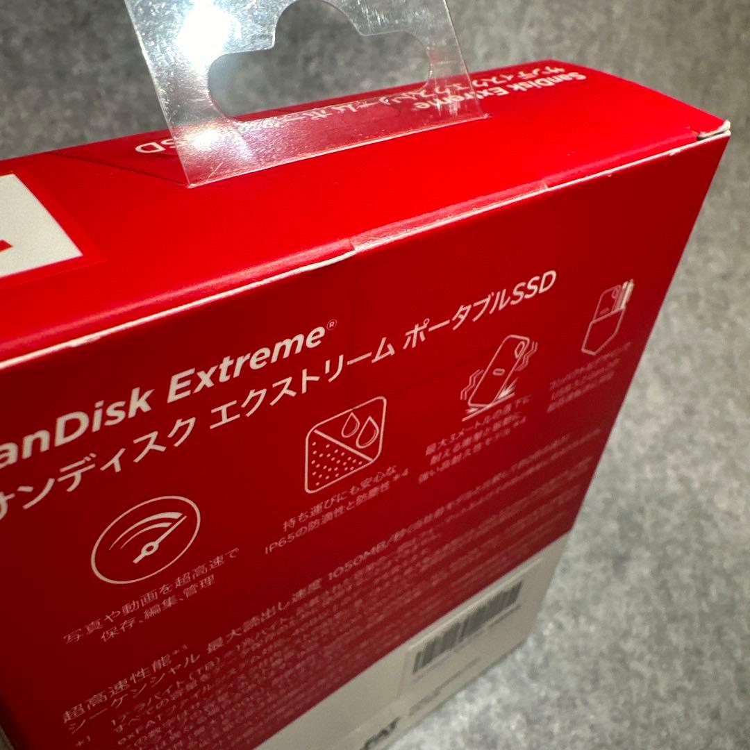 【未開封・購入証明有】SanDisk Extreme SSD 1TB USB-C