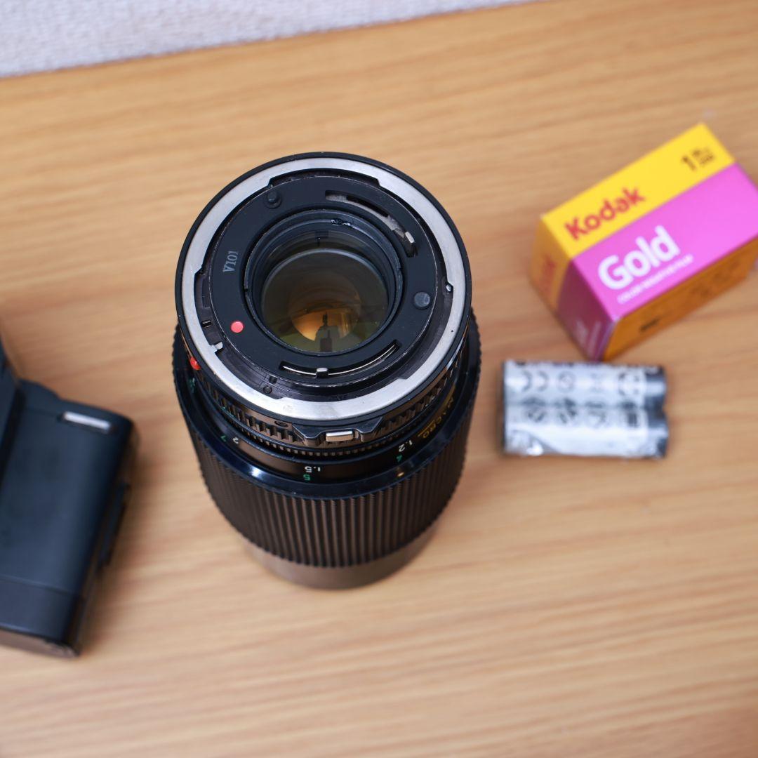 フィルムカメラ Canon T70 レンズ2本 フィルム電池付き