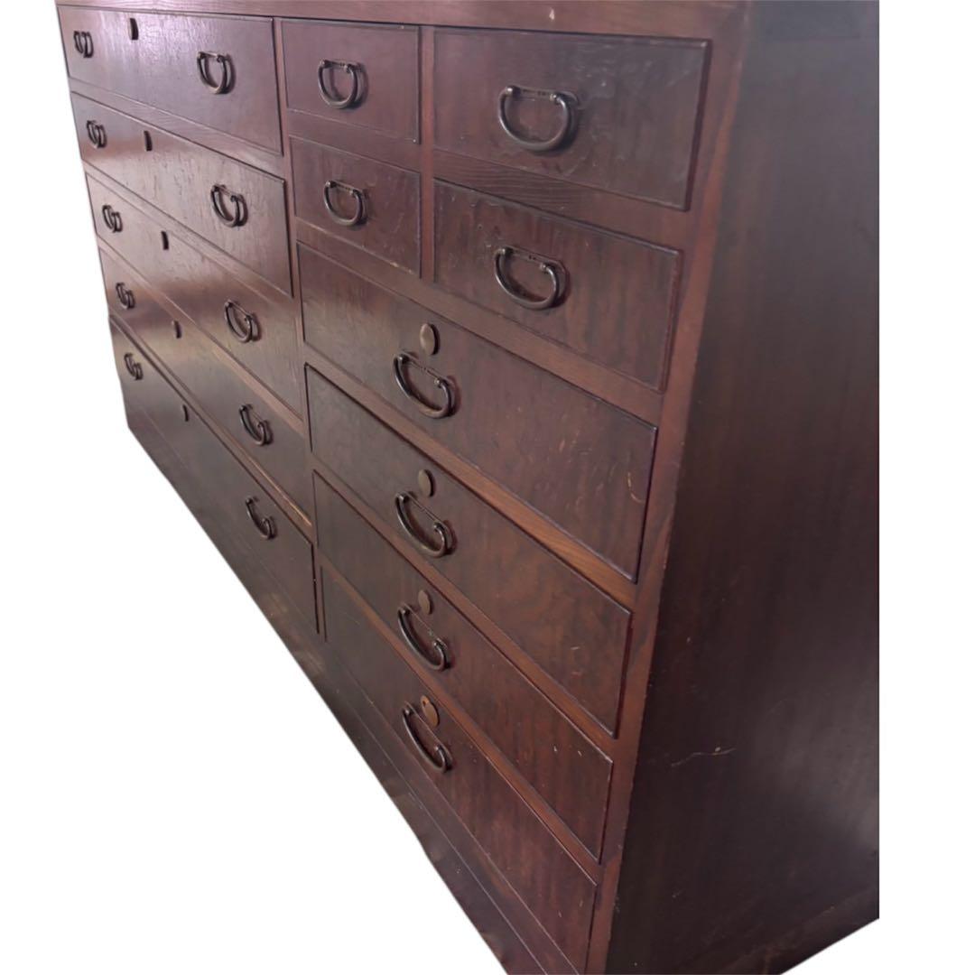 整理箪笥 和箪笥 タンス チェスト 引き出し アンティーク家具 昭和レトロ 5段