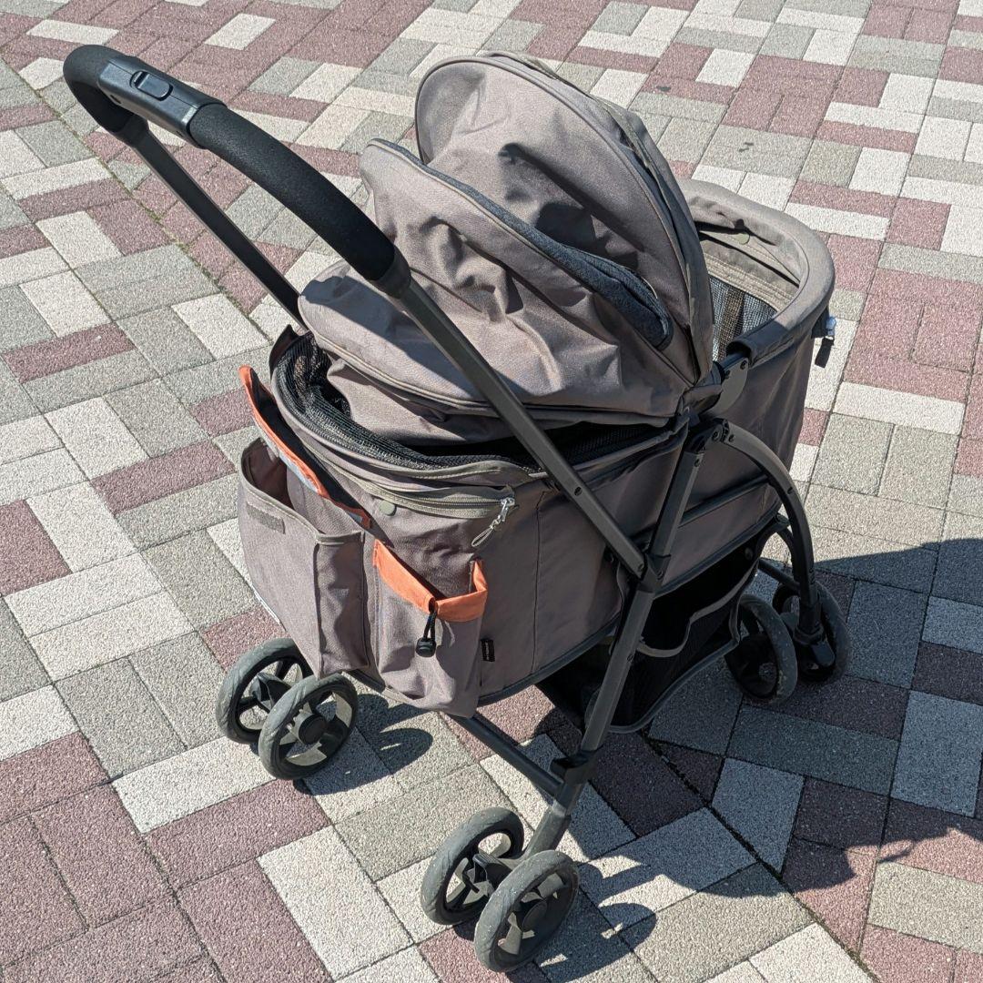 ブラウンペットカート 折りたたみ式 適応体重15kg まで