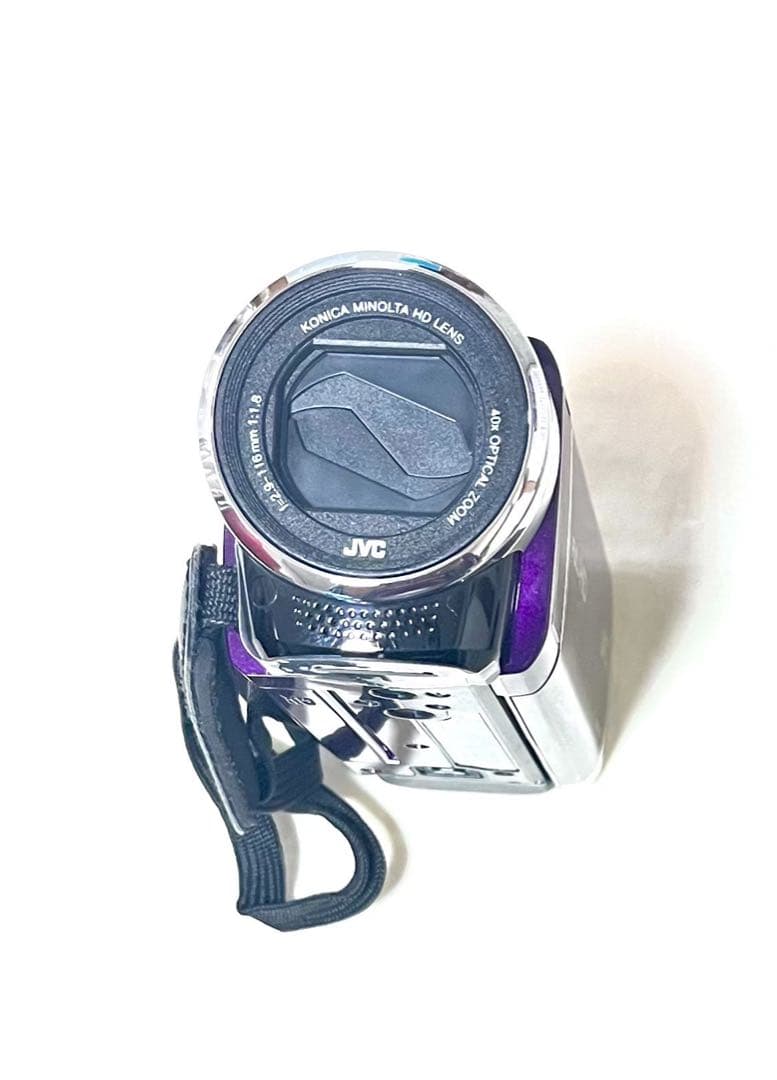 JVC Everio FULL HD ビデオカメラ パープル AVCHD