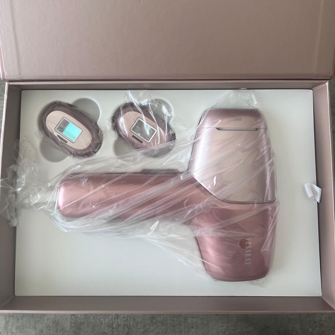 【新品】VELVEST 家庭用脱毛器セット ポーチ付 美容皮膚科医監修 日本製