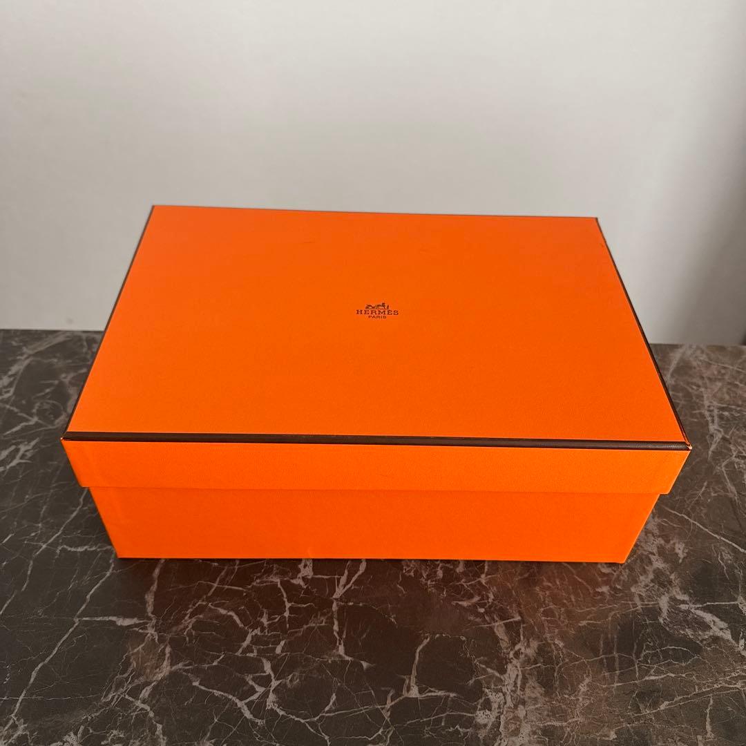 エルメス 空箱 大きめ 保存袋付き 美品 2個セット エルメス　オレンジボックス