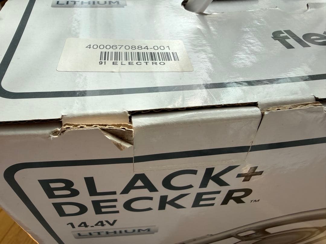 BLACK+DECKER flexi 14.4V 掃除機