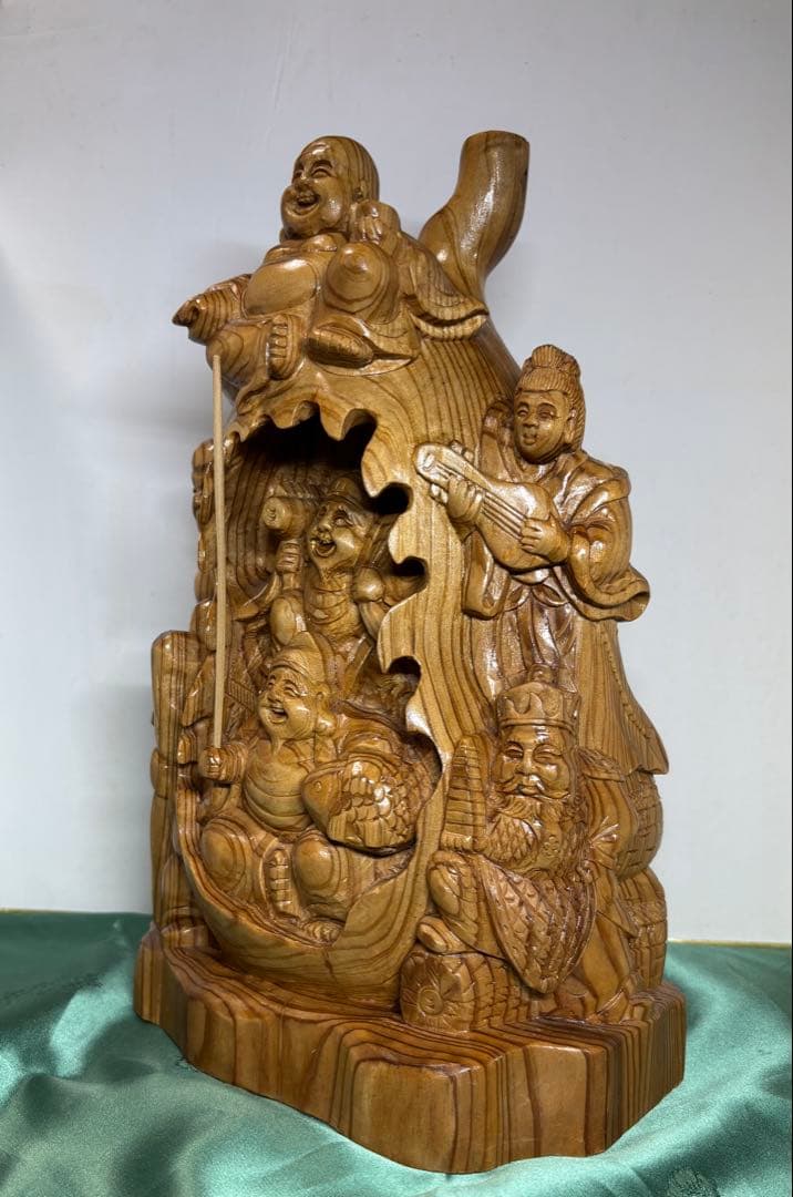 一木彫り 七福神