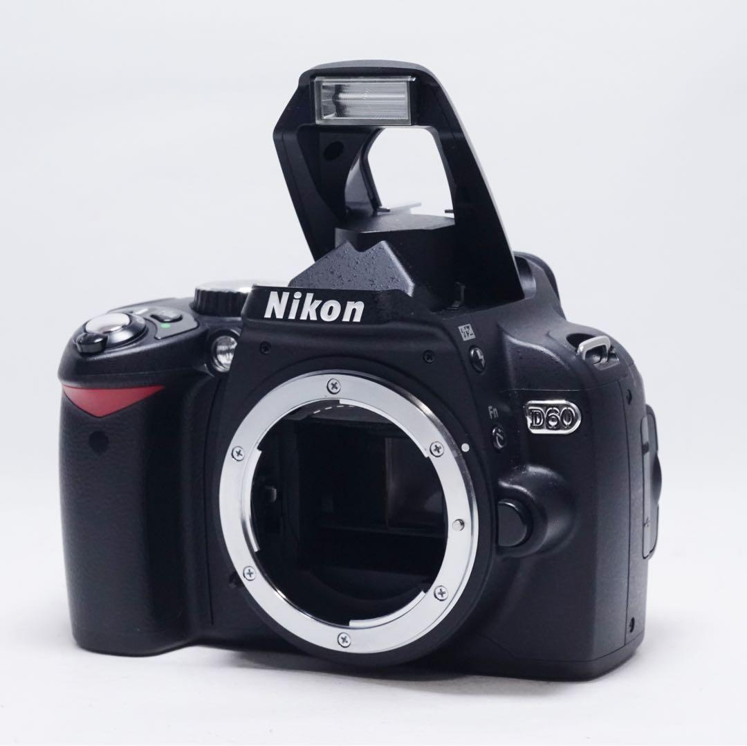 極美品 動作確認済 Nikon D60 ボディ 撮影枚数3418枚