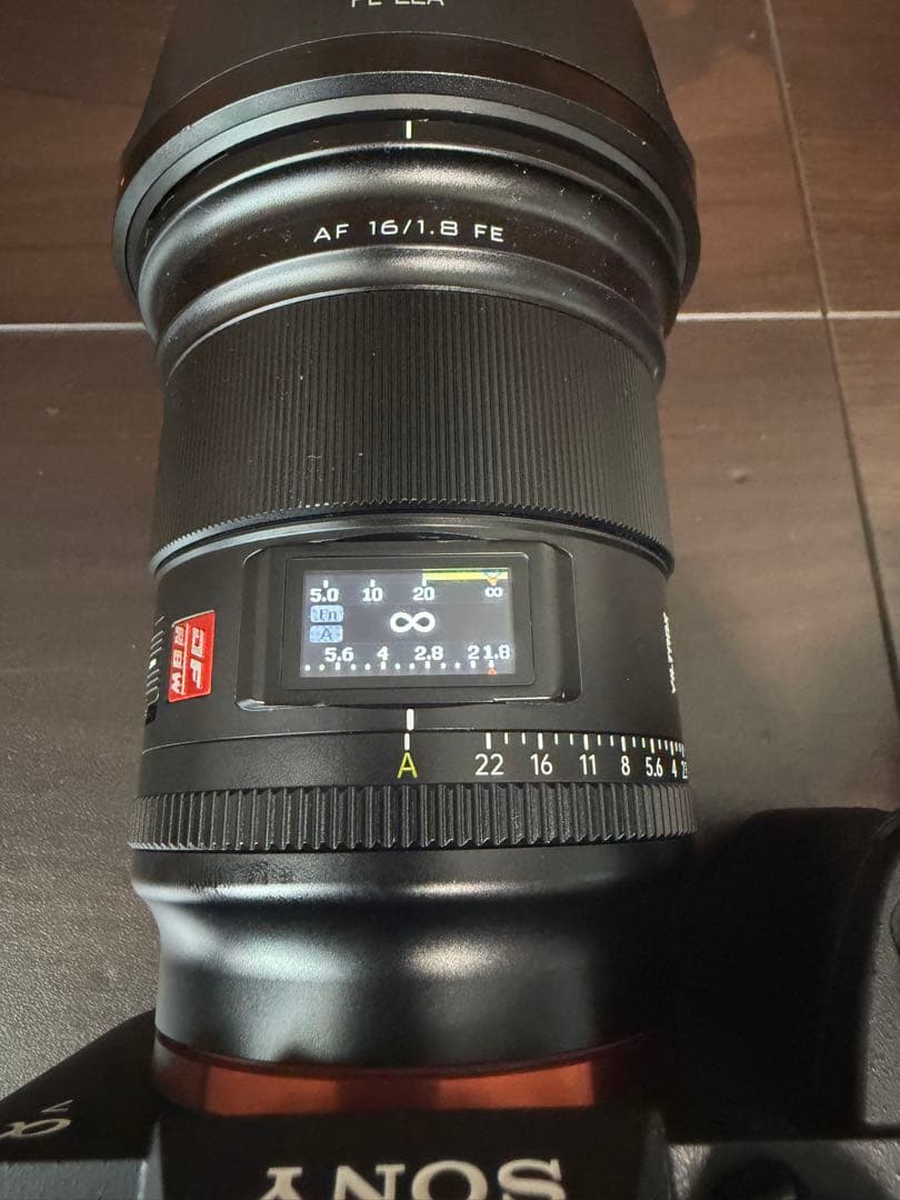 VILTROX AF 16mm f/1.8 レンズ　SONY ヴィルトロックス