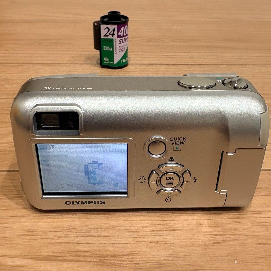 動作品 美品 OLYMPUS オリンパス CAMEDIA X-350 デジカメ