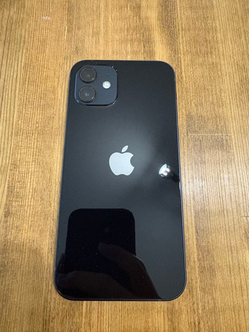Apple iPhone 12 本体 ブラック 充電ケーブル付き