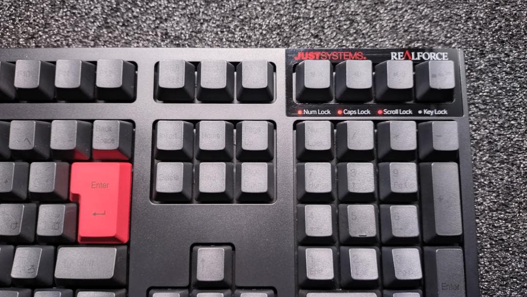 【フルオーバーホール済ジャストシステム】RealforceR2A-JP4-BKJ