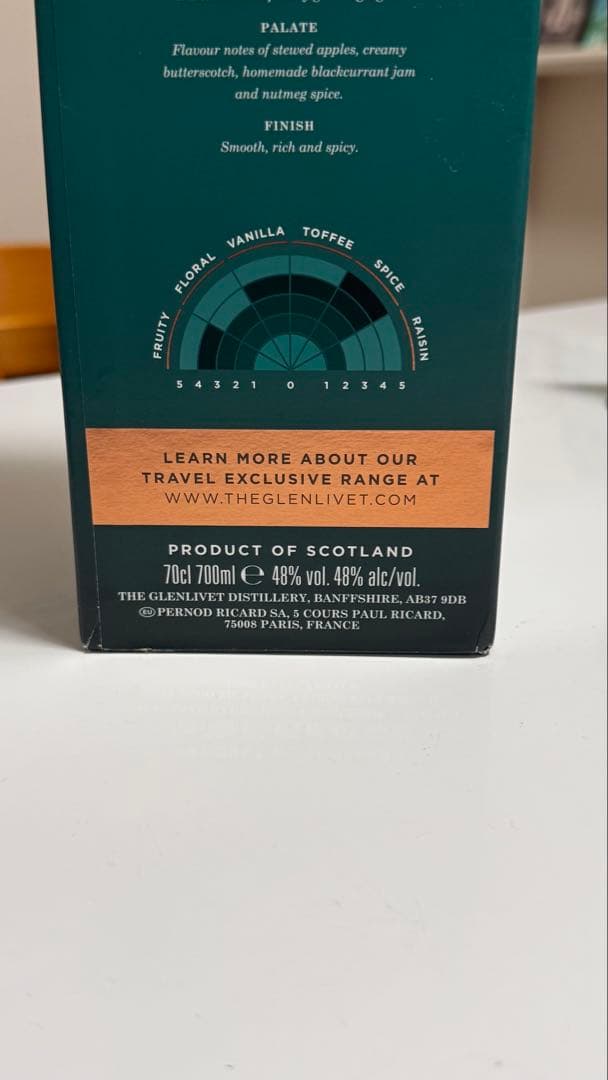 ウイスキー THE GLENLIVET 19 Year Old 700ml 48%