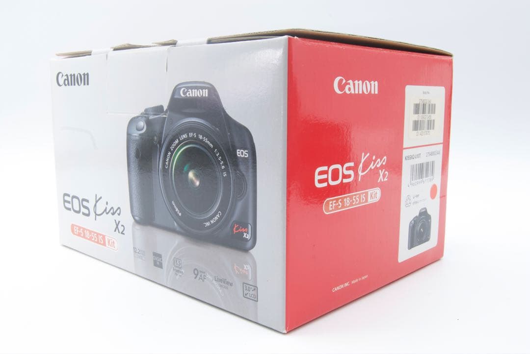 【元箱付】Canon EOS Kiss X2 レンズキット スマホ転送　一眼レフ