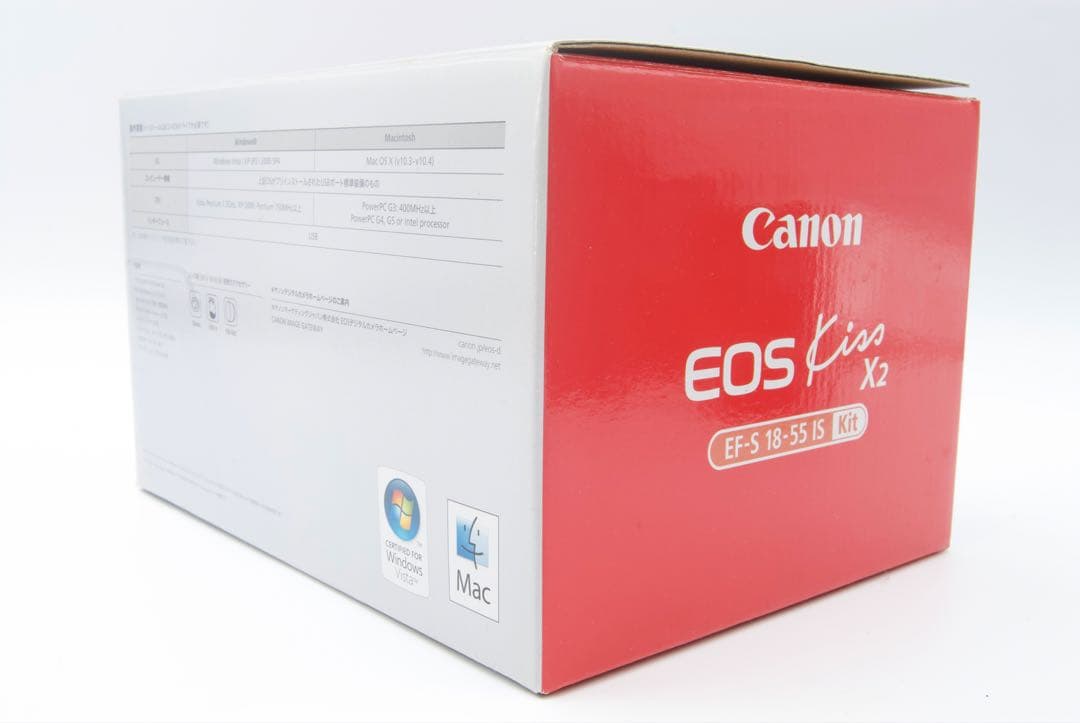 【元箱付】Canon EOS Kiss X2 レンズキット スマホ転送　一眼レフ