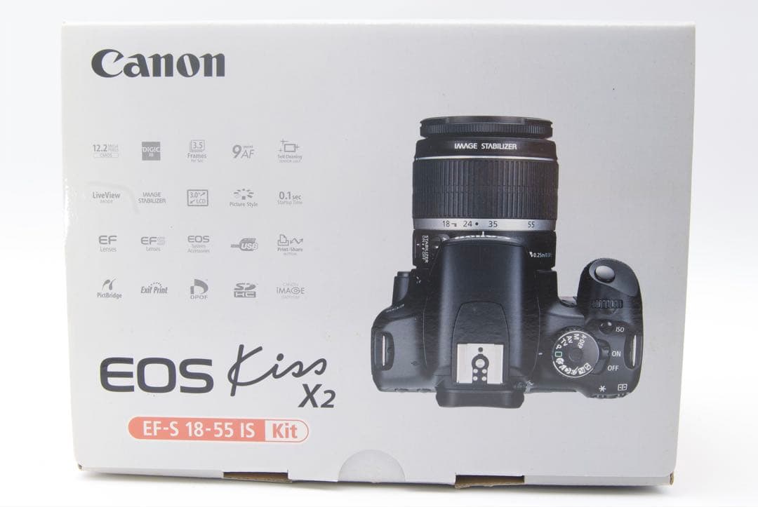 【元箱付】Canon EOS Kiss X2 レンズキット スマホ転送　一眼レフ