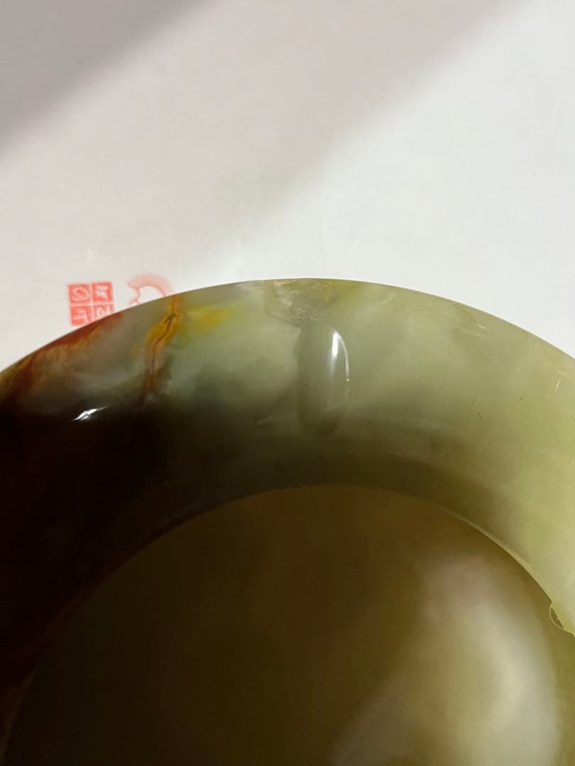 大理石　オニキス　灰皿　小物入れ　花器　グリーン大理石　アンティーク