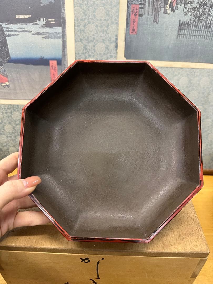 蓋菓子器 角盆 茶道具 煎茶器