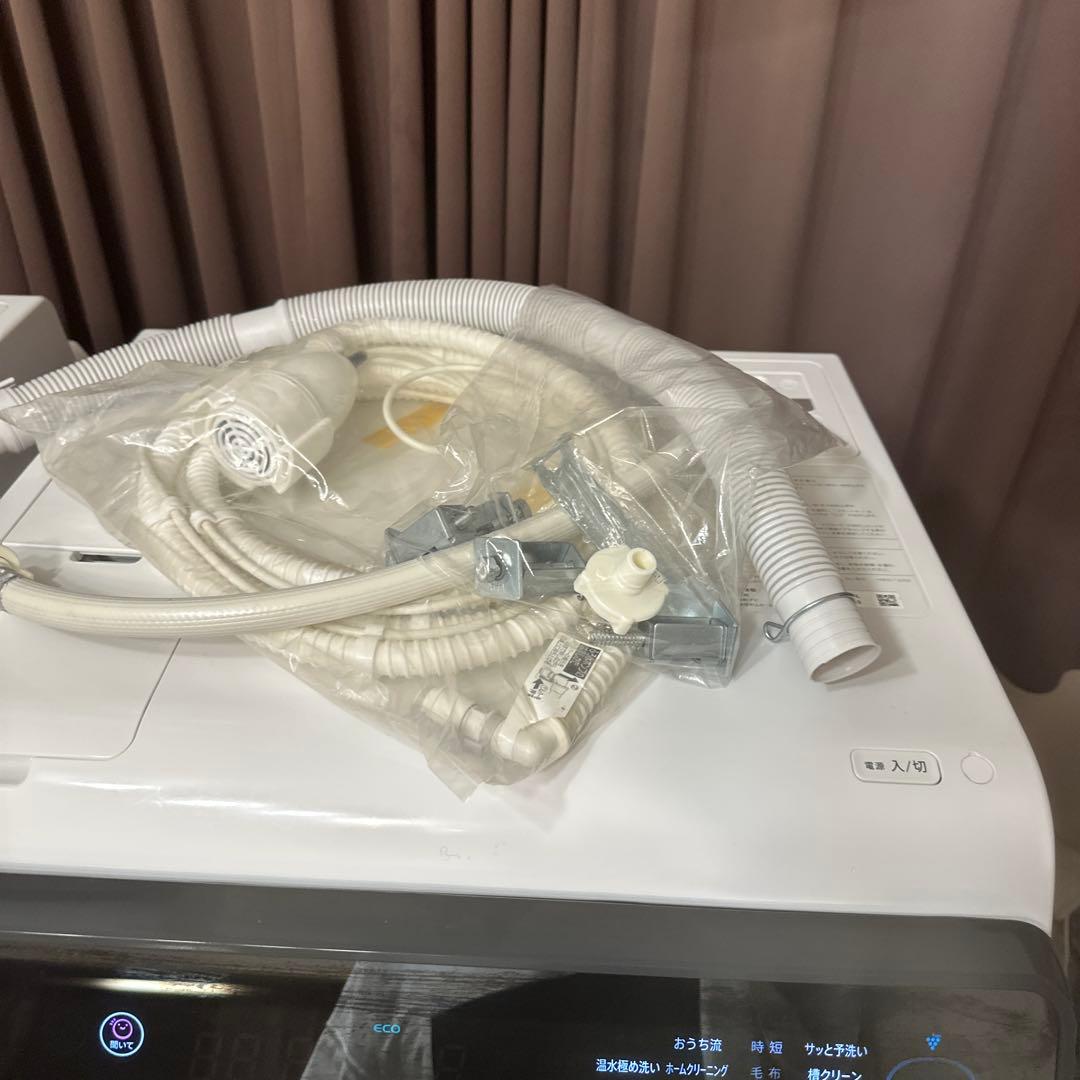 シャープ　ES-W114-SL 2023年購入　分解清掃済み　ドラム式洗濯乾燥機