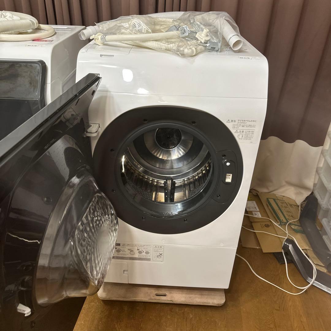 シャープ　ES-W114-SL 2023年購入　分解清掃済み　ドラム式洗濯乾燥機