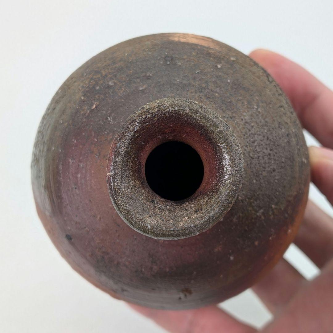 好本宗峯 備前焼 徳利 共箱共布栞 とっくり 酒器 食器 容器 花器 一輪挿し