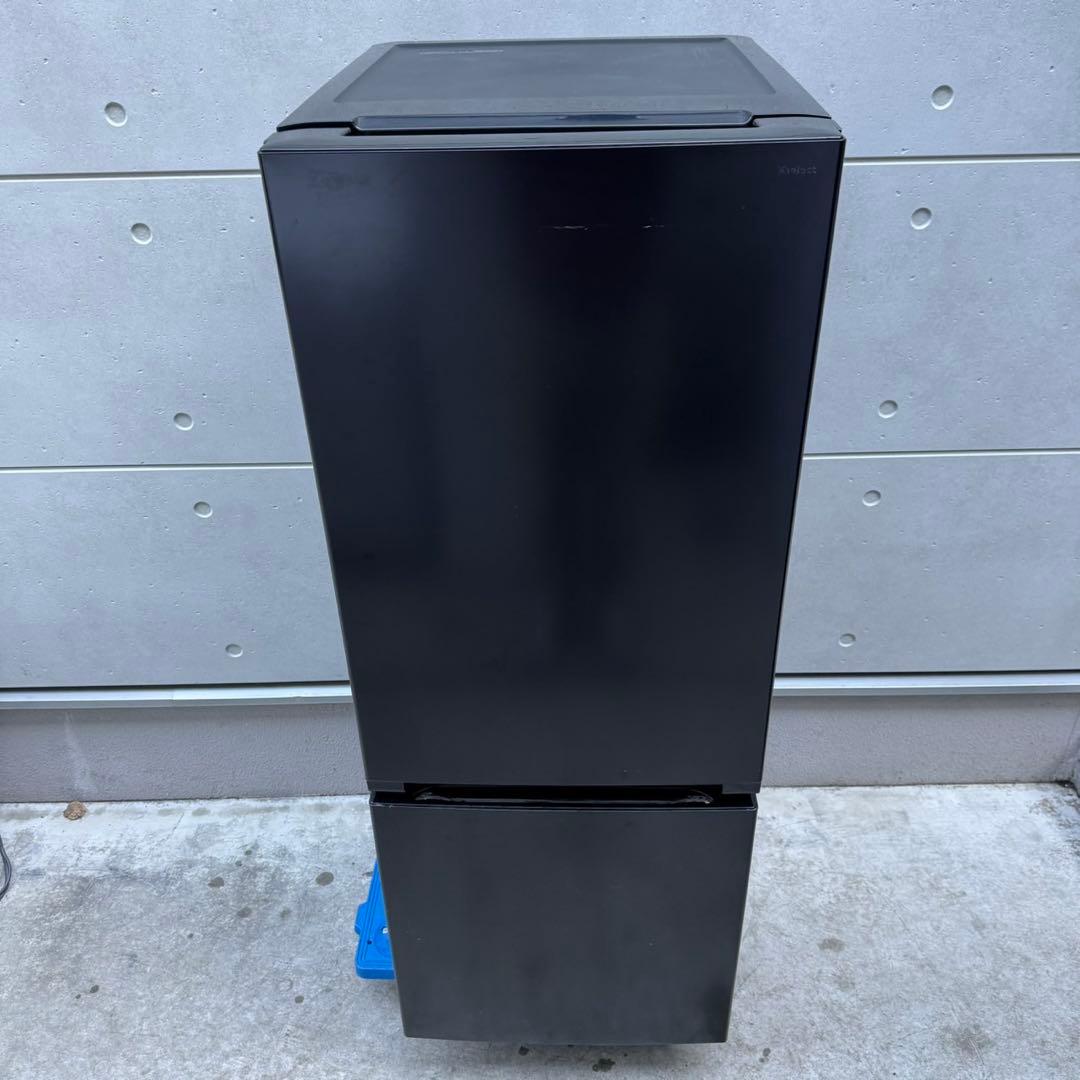 336⭐️2024.23年製セット★ヤマダ電機冷蔵庫洗濯機　ブラック黒　一人暮らし