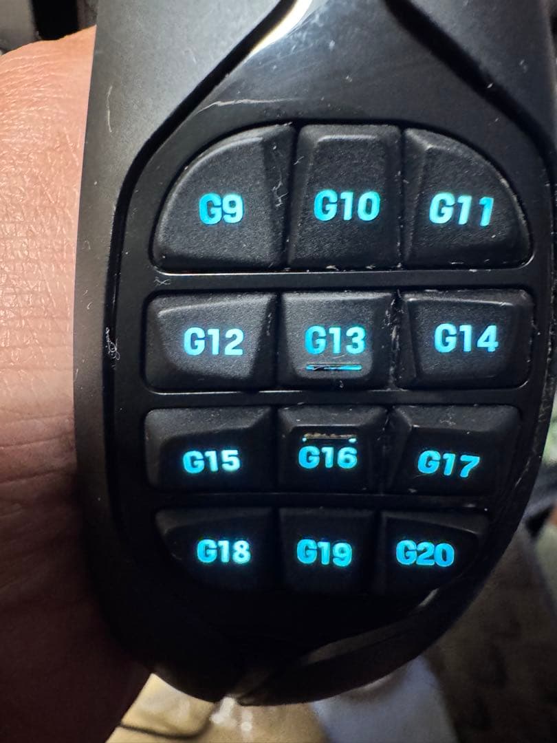 Logicool G600 MMOゲーミングマウス 20ボタン