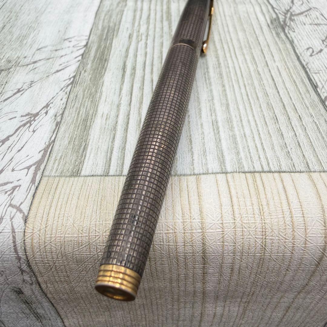 Parker パーカー スターリングシルバー ペン先14K 万年筆