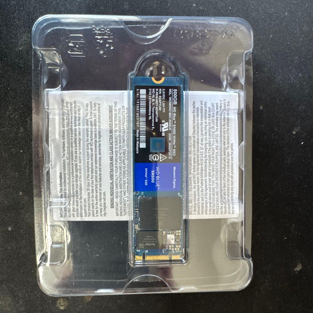 WD BLUE SN500 500GB NVMe SSD ★動作確認済