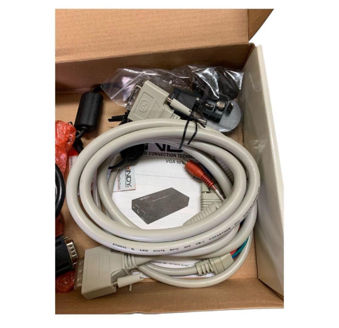 LINDY VGA-コンポーネントビデオ　DVIコンバーター　　型番32563