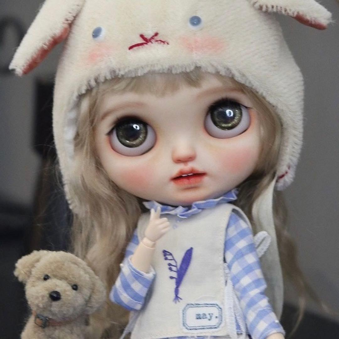 カスタムブライス かわいい 人形 優しい 海外作家様 ナチュラルメイク 自然