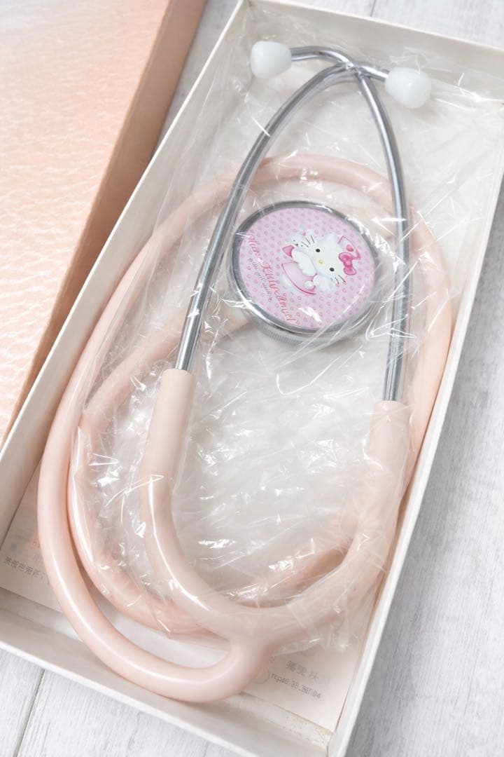 【未使用/希少/レア】ナースキティエンジェル 聴診器 ピンク