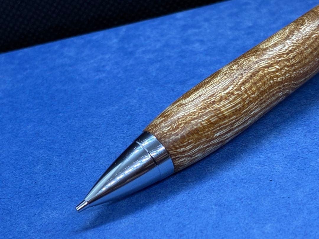 【早い者勝ち】欅玉杢　シャーペン0.5 加藤金属　木軸ペン　ハンドメイド