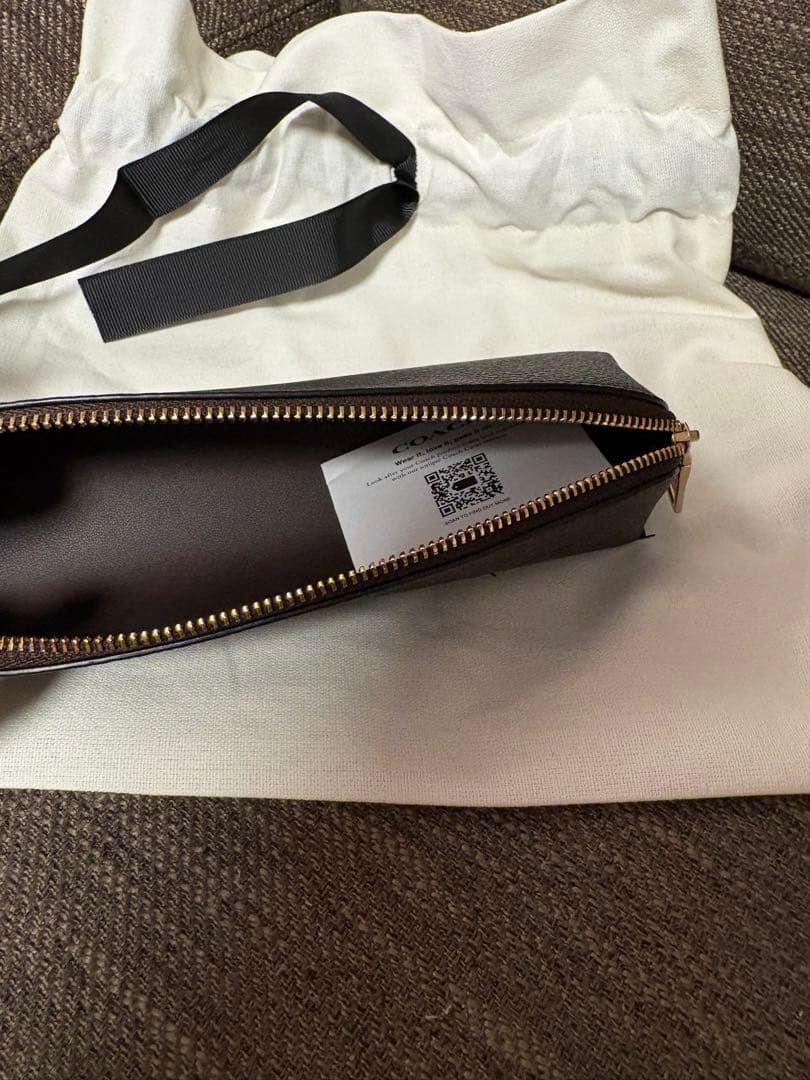 COACH コーチ　ペンシル ケース・シグネチャー キャンバス