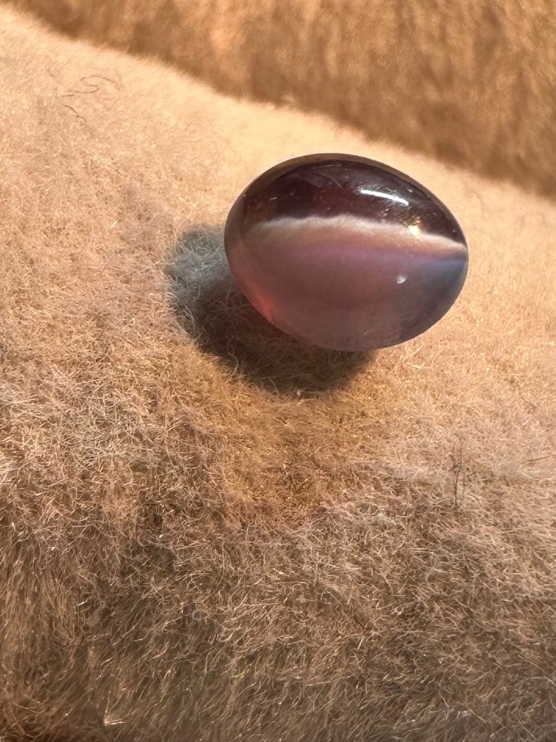 高品質天然アレキサンドライトキャッツアイ 0.365ct