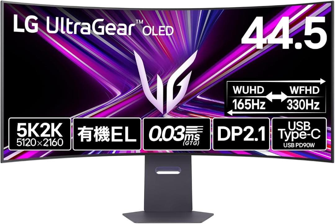 LG UltraGear OLEDモニター 45GX950A-B 44.5インチ