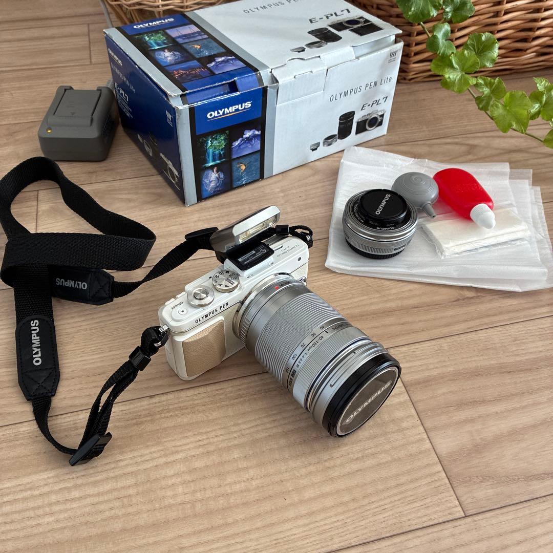 OLYMPUS PEN lite E-PL7ミラーレス一眼カメラ（オリンパス