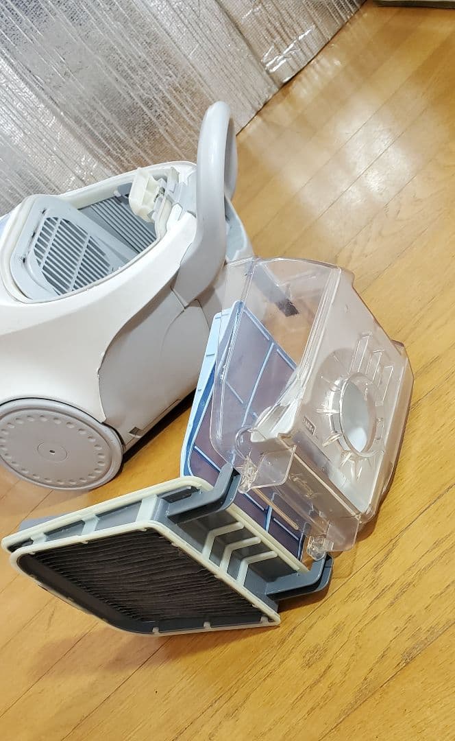 三菱電機　 サイクロン掃除機　 自走式パワーヘッド 　強力吸引 　除菌 清掃済