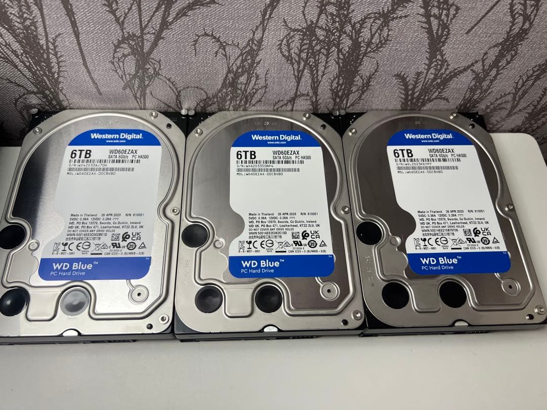 Western Digital Blue 6TB 大量　まとめ売り　34個