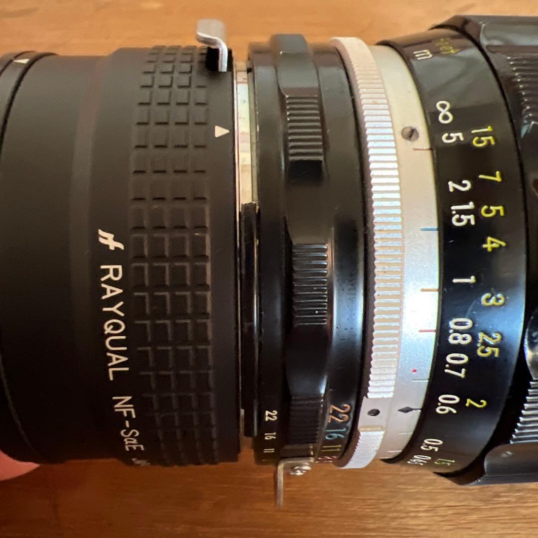 NIKKOR-UD Auto1:3.5f20mmとRAYQUAL NF-SαEF
