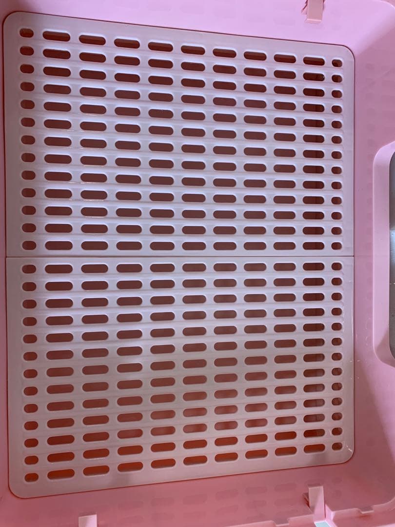 【美品】マルカン ウサギケージ うさぎのカンタンおそうじケージ ピンク