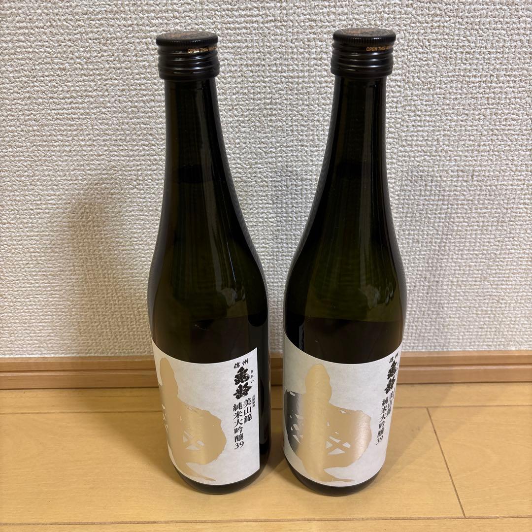 信州亀齢　美山錦　純米大吟醸　720ml 日本酒　銀亀【2本セット】