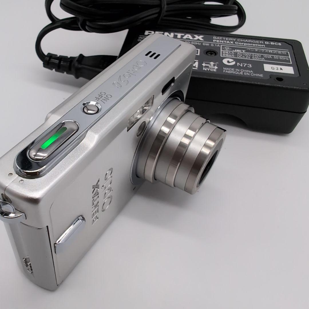 値下げPENTAXOptioS6 コンパクトデジタルカメラバッテリー充電器