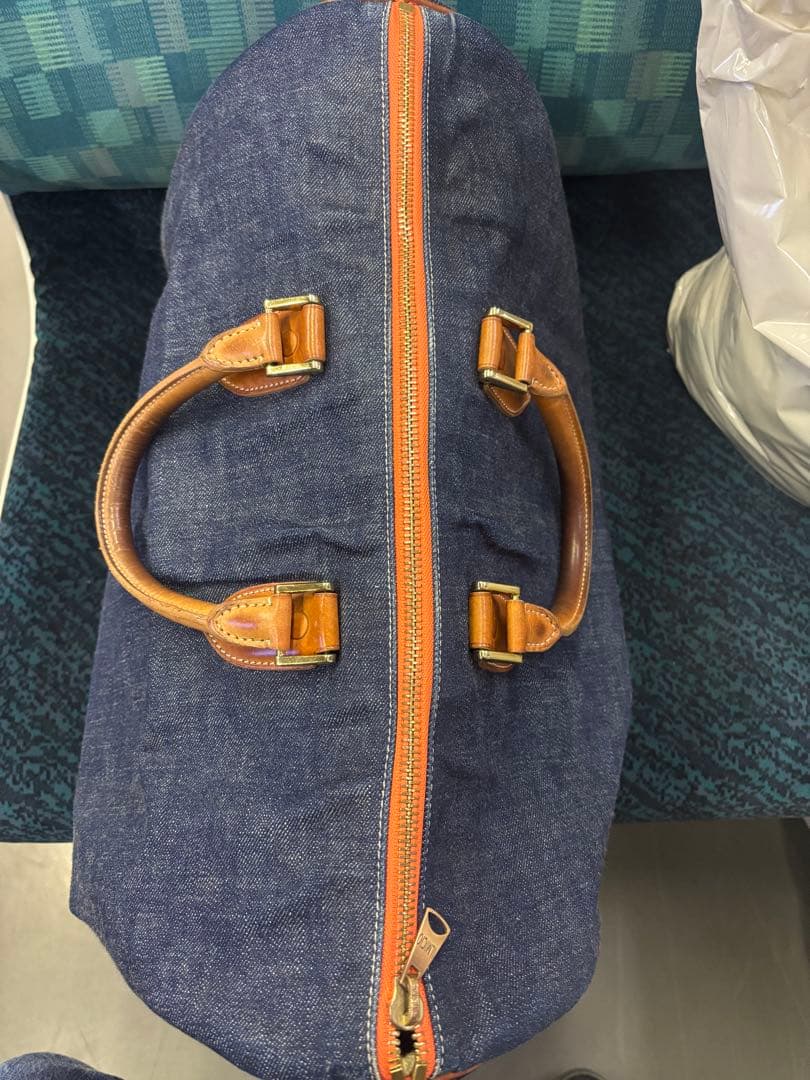 デニム ボストンバッグ