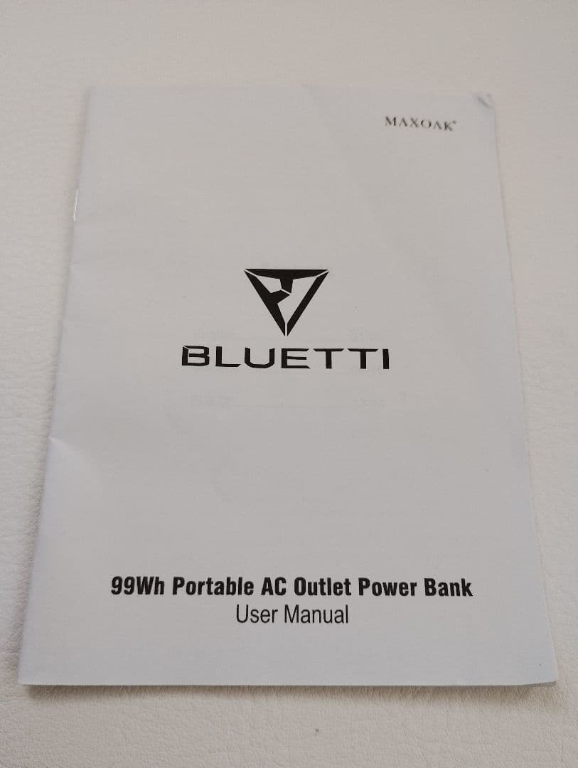 ✨美品✨BLUETTI✨モバイルバッテリー✨ポータブル電源✨容量 99Wh✨