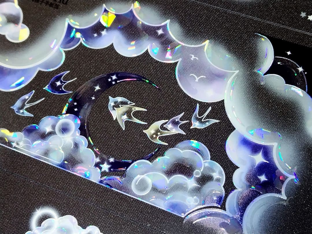 切売 820★ 海外 マスキングテープ マステ PET 装飾 雲 贝壳光