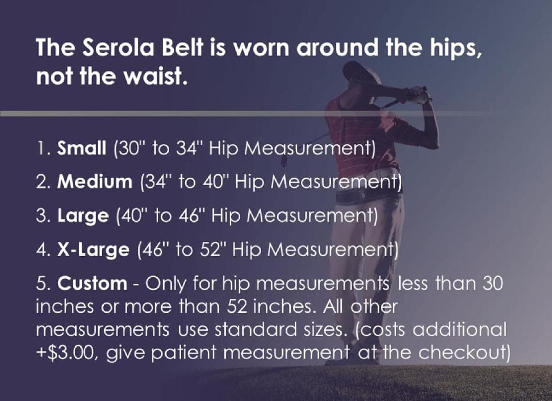 矯正用品・補助ベルト New Serola Sacroiliac Belt 34 to 40 inch