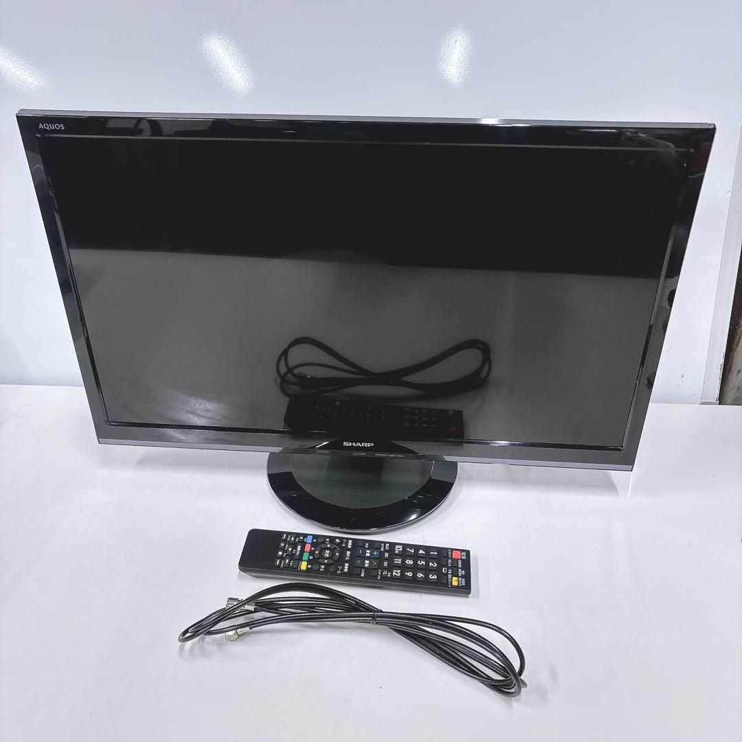 ★初期化済★シャープ アクオス24インチ液晶テレビ 黒色