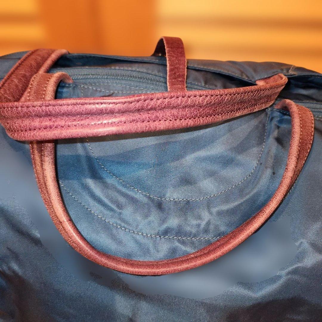 BrontibayParis 2way ボストンバッグ　ショルダーバッグ　緑
