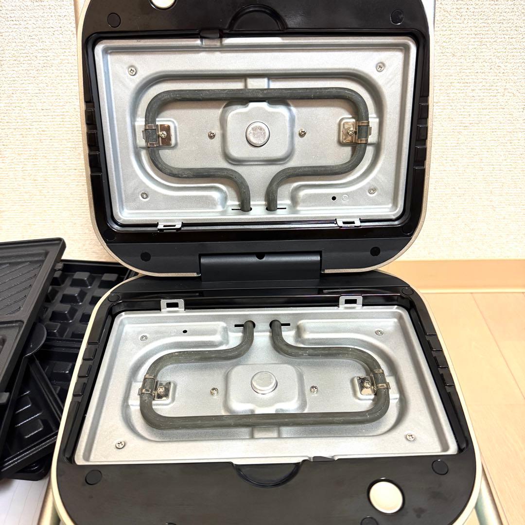 SOLE MOODマルチサンドメーカー 人気のエメラルド 2枚焼き